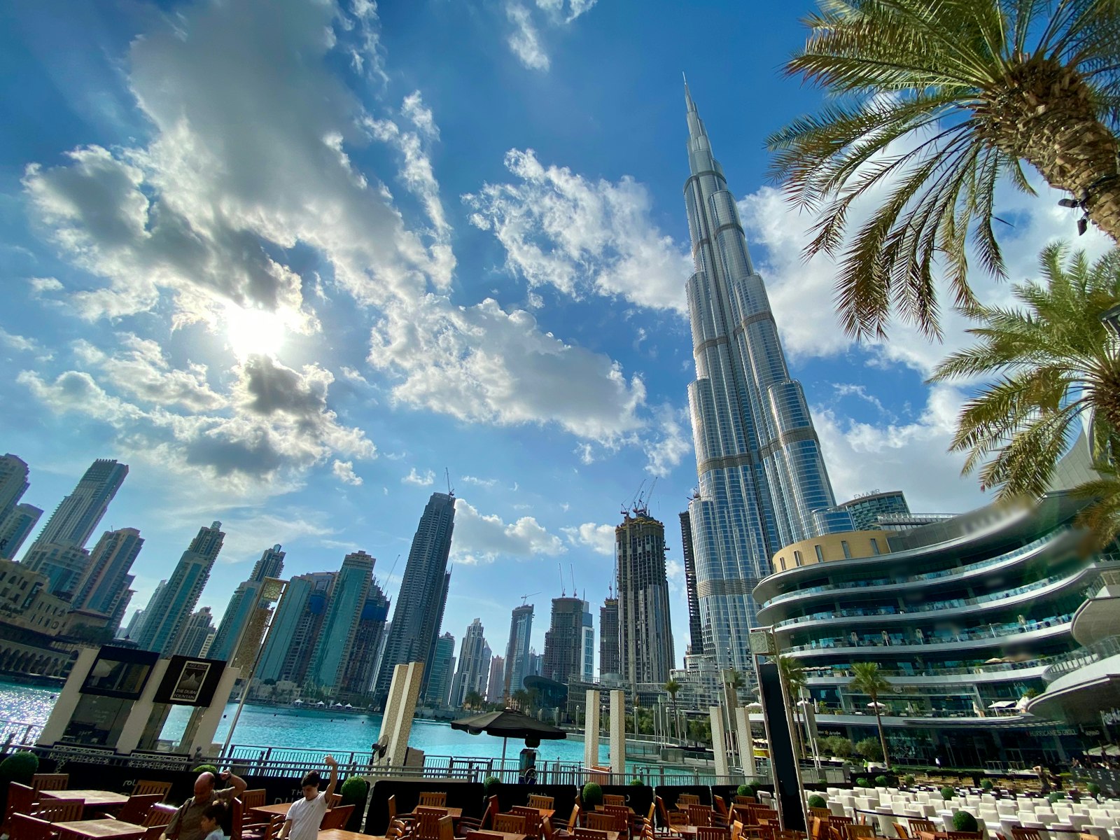 Dubai marina and skyline
